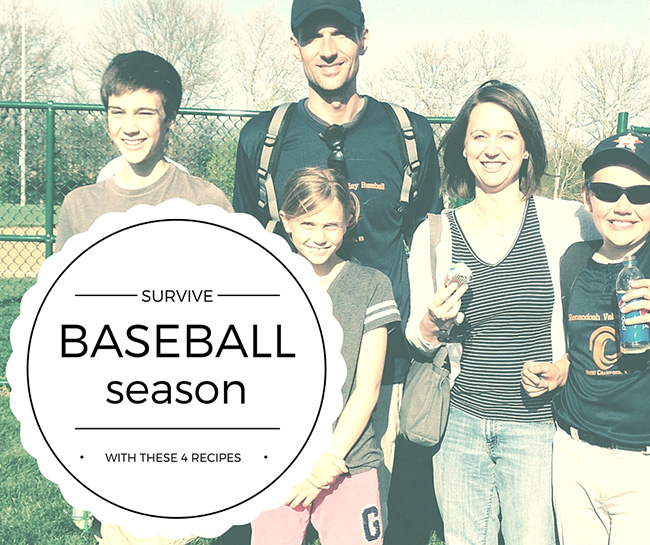 4 Recipes to Help You Survive Baseball Season