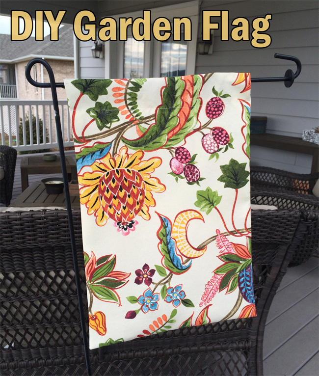 DIY Garden Flag