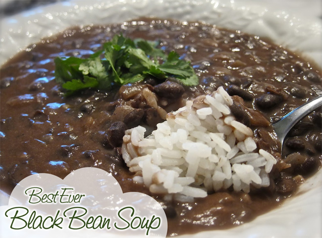 Best Ever Black Bean Soup