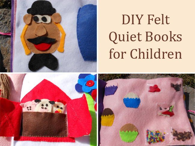 DIY Felt Quiet Books for Children