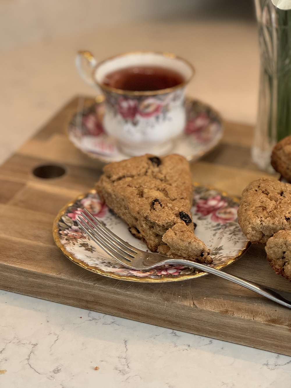 Baking Grandma Johnson's Scones