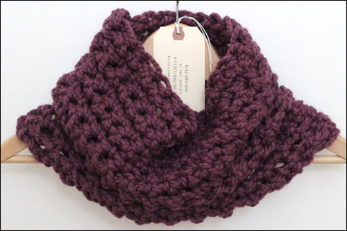 Large Chunky Handmade Cowl (Infinity Scarf) - Pick a color!