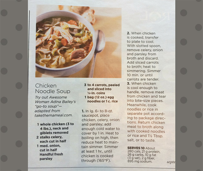 Good Housekeeping Chicken Noodle Soup Recipe