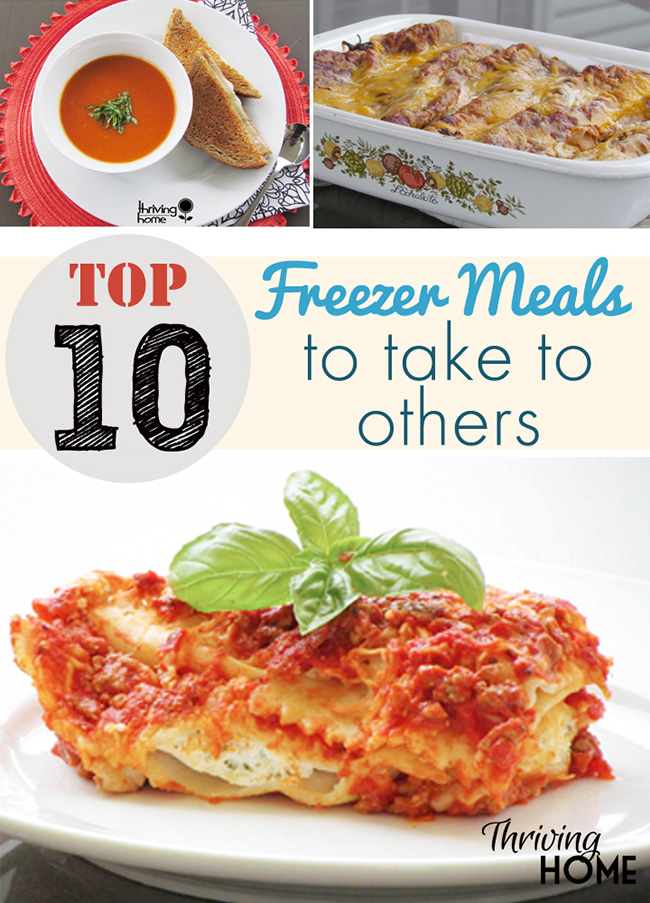 10 Freezer Meals to Give as Gifts  Freezer meals, Frozen meals, Food