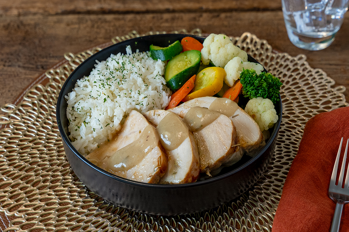 Turkey & Seasoned Rice